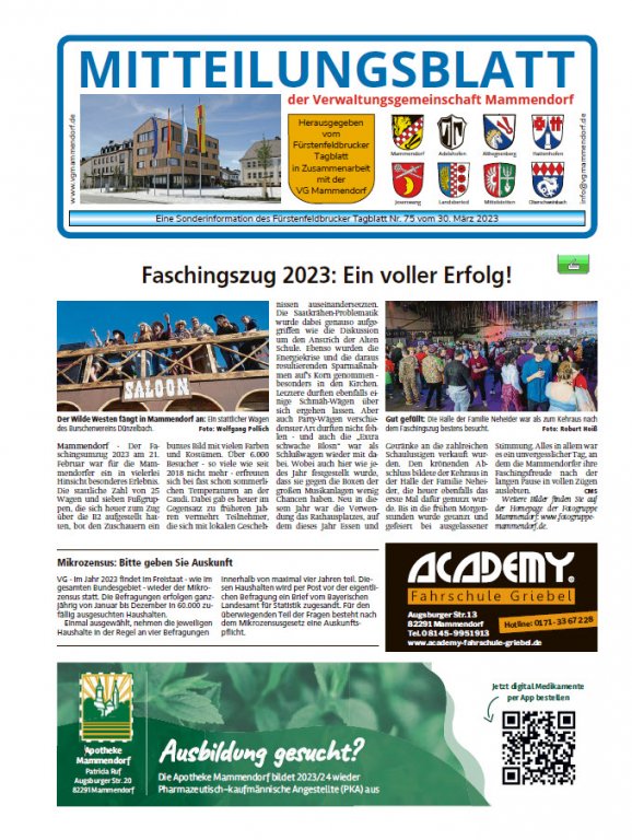 Mitteilungsblatt März 2023
