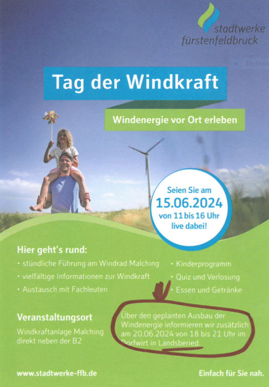 Tag der Windkraft 15.06.2024