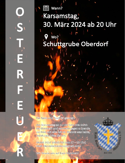 Osterfeuer 2024 KBV