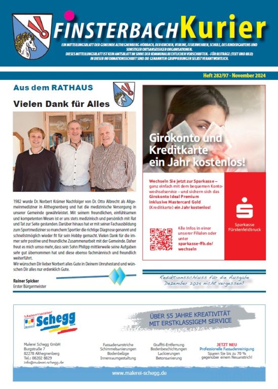 Finsterbach-Kurier November 2024